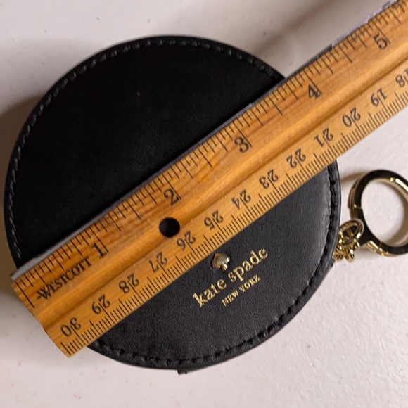 Kate Spade Poppy Zippered Coin Purse with Keychain - Picture 7 of 17